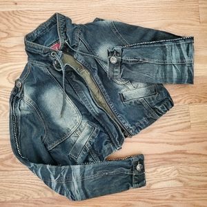 Super cropped denim jacket